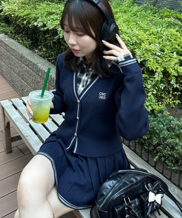 Remind me and forever(リマインドミーアンドフォーエバー) 【セットアップ対応】シャツ&カーデドッキングプルオーバー