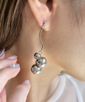 Lattice(ラティス) メタルボールピアス