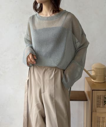 LOCUST(ローカスト) オーバーサイズラメシアーTOPS