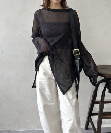 LOCUST(ローカスト) オーバーサイズラメシアーTOPS