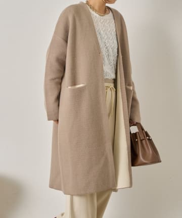 Jena　espace merveilleux(ジェナ　エスパスメルヴェイユ) Wフェイスロングコート