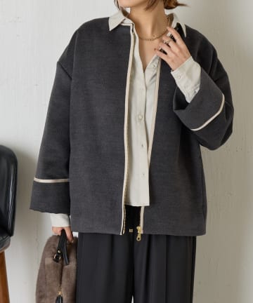 ジェナ エスパスメルヴェイユ メッシュダブルジャケット 新品未使用