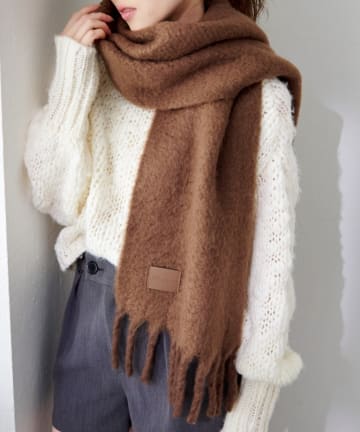 Kastane(カスタネ) 【5色展開】フリンジマフラー