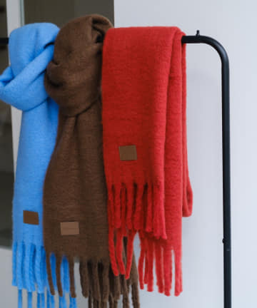 【WEB・一部店舗先行/5色展開】フリンジマフラー