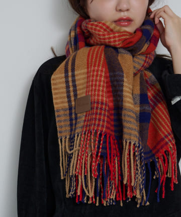 Kastane(カスタネ) チェックプレイマフラー