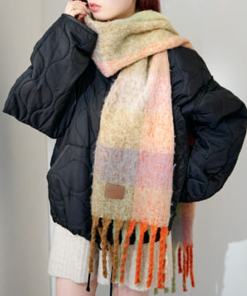 Kastane(カスタネ) チェックマフラー