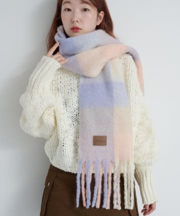 Kastane(カスタネ) チェックマフラー