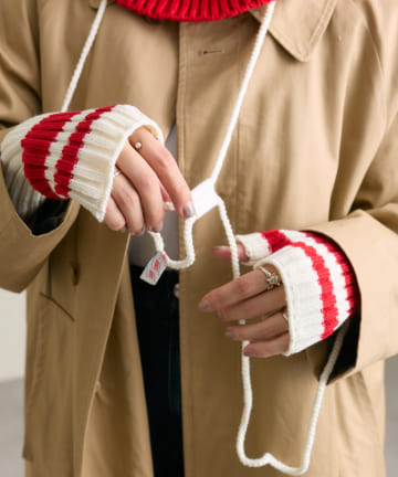 OUTLET(アウトレット) 【ear PAPILLONNER】TSUKE TE MITTEN ITEM