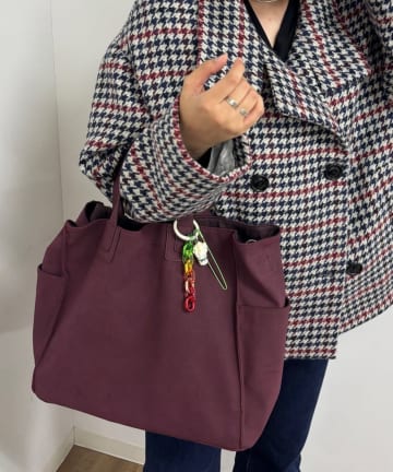 OUTLET(アウトレット) 【ear PAPILLONNER】仕切りポケットトートバッグ　Lサイズ