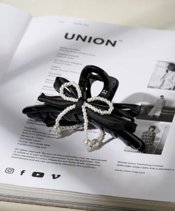 Lattice(ラティス) パールリボンクリップ