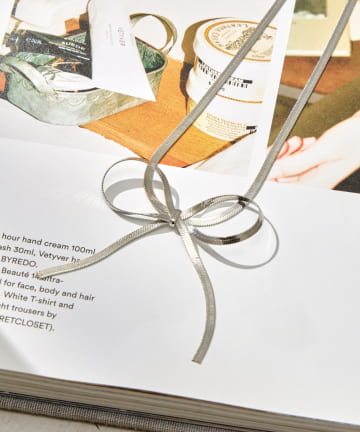 Lattice(ラティス) リボンチェーンネックレス