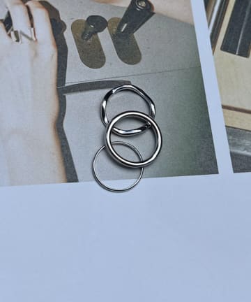 Lattice(ラティス) メタルピンキーリングセット(3P)