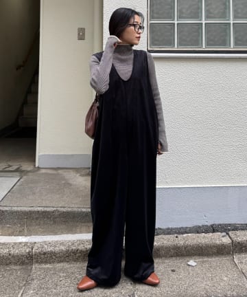 CIAOPANIC TYPY(チャオパニックティピー) ベロア裾ドロストオールインワン