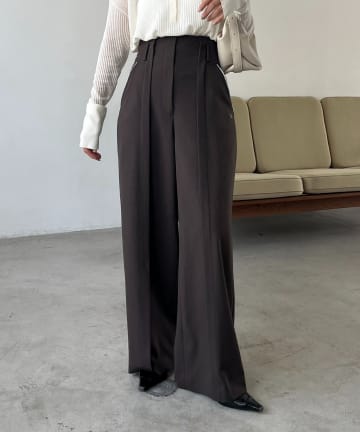 CAPRICIEUX LE'MAGE(カプリシュレマージュ) 〈C.L〉カットオフハイウエストパンツ