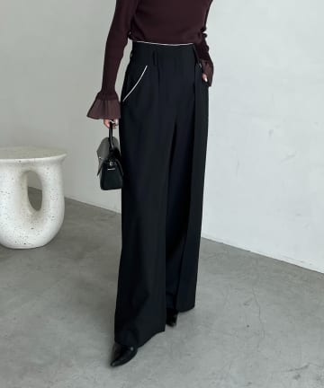 CAPRICIEUX LE'MAGE(カプリシュレマージュ) 〈C.L〉カットオフハイウエストパンツ