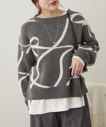 NICE CLAUP / OLIVE des OLIVE OUTLET(ナイスクラップ  / オリーブ デ オリーブ アウトレット) BIGリボン柄PO