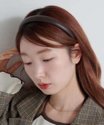 Kastane(カスタネ) 【fiw.】レザーカチューシャ