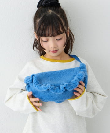 CIAOPANIC TYPY(チャオパニックティピー) 【KIDS】ボアフリルショルダーバッグ