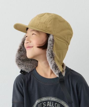 CIAOPANIC TYPY(チャオパニックティピー) 【KIDS】ミリタリーフライトキャップ