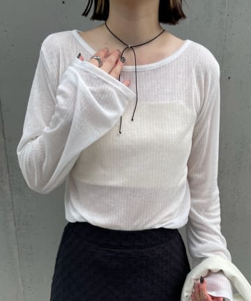 mline(エムライン) [mline]スリットシアーロンT