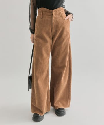 mystic(ミスティック) 《10/31 18:00～新色OFF予約START！》コーデュロイ ウェーブパンツ