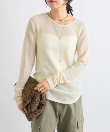 OUTLET(アウトレット) 【RIVE DROITE】lacy LongTee