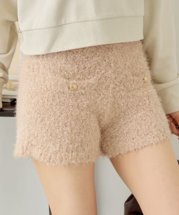 OUTLET(アウトレット) 【Chico】ラメシャギーショートパンツ