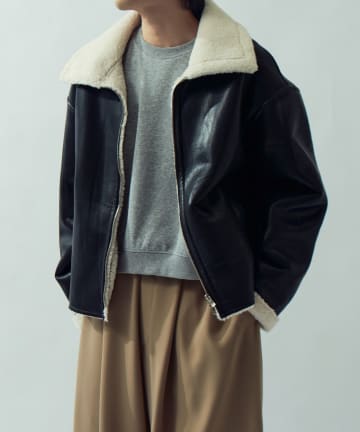 Lui's(ルイス) シンセテックムートンブルゾン