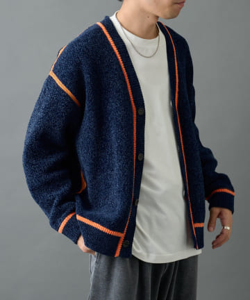 COLONY 2139(コロニー トゥーワンスリーナイン) ダブルジャガードモールラインカーディガン