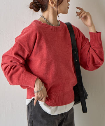 COLONY 2139(コロニー トゥーワンスリーナイン) ベロアモールクループルオーバー