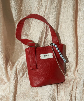 CIAOPANIC(チャオパニック) 【GRAIN/グレイン】ビーズチャーム付きベルトバッグ