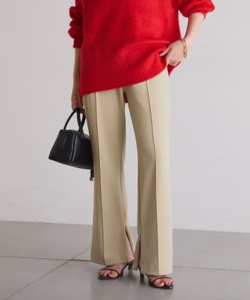 COLLAGE GALLARDAGALANTE(コラージュ ガリャルダガランテ) 【２サイズ展開/伸縮性◎】ダンボールセミフレアパンツ