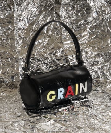 CIAOPANIC(チャオパニック) WEB限定【GRAIN/グレイン】ワッペンロゴフェイクレザーワンショルダーバッグ