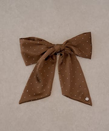 Chico(チコ) スタッズデザインBIGリボンバレッタ