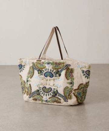 BEARDSLEY(ビアズリー) 《IMAYIN》ビーズ刺繍トートバッグ