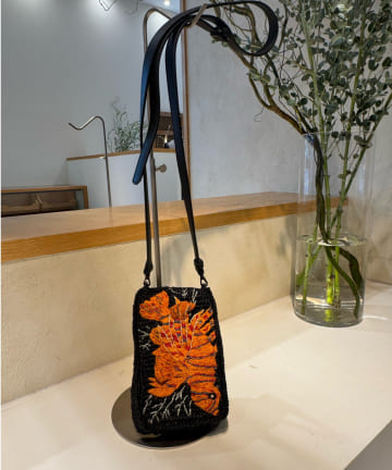 BEARDSLEY(ビアズリー) 《JAMIN PUECH》フィッシュ刺繍バッグ