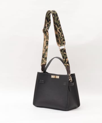 NOLLEY'S(ノーリーズ) レオパード柄ショルダーストラップ