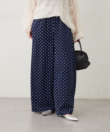 NICE CLAUP / OLIVE des OLIVE OUTLET(ナイスクラップ  / オリーブ デ オリーブ アウトレット) 【RMAF】多色プリントイージーパンツ