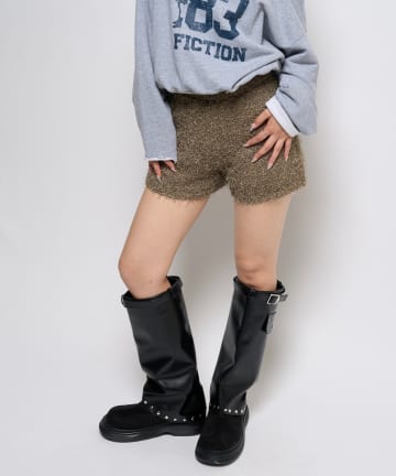 WHO’S WHO gallery(フーズフーギャラリー) シャギーニットショーツ