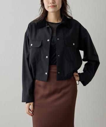 《セットアップ対応可》ウォッシャブルツイルジャケット