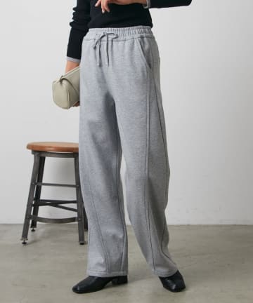 COLONY 2139(コロニー トゥーワンスリーナイン) 裏毛フリースボンディング切替イージーパンツ