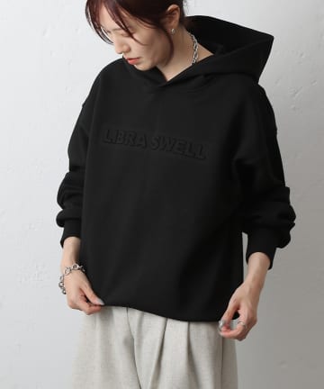 COLONY 2139(コロニー トゥーワンスリーナイン) ダンボールエンボスロゴパーカー