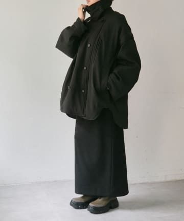 ear PAPILLONNER(イア パピヨネ) 《軽量/袖取り外し可の2WAY仕様》西川リサイクルダウンショート【SUM1 STYLE(スミスタイル)】