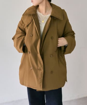 ear PAPILLONNER(イア パピヨネ) 《軽量/袖取り外し可の2WAY仕様》西川リサイクルダウンショート【SUM1 STYLE(スミスタイル)】