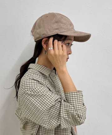 FREDY & GLOSTER(フレディ アンド グロスター) フェイクスエードキャップ