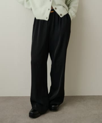 Omekashi(オメカシ) 【セットフェア対象アイテム】【低身長サイズあり/6色展開】【新色追加/ベージュ】トロミイージーパンツ