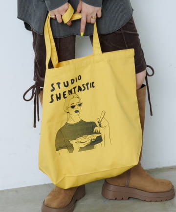 Kastane(カスタネ) 【WHIMSIC】シェンタスティック スタジオシルクスクリーンプリントBAG