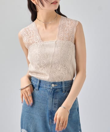 mystic(ミスティック) 【待望の復刻インナー】Ｖレースタンクトップ