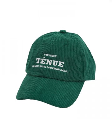 コーデュロイロゴ刺繍キャップ