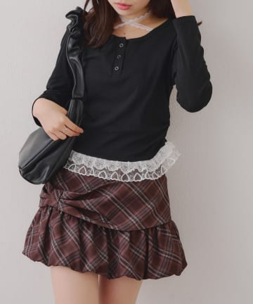 NICE CLAUP / OLIVE des OLIVE OUTLET(ナイスクラップ  / オリーブ デ オリーブ アウトレット) 【RMAF】レースホルターTOPS